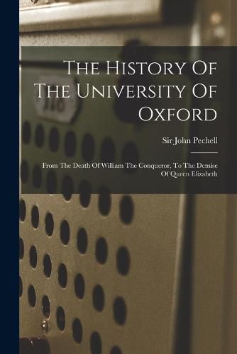 The History Of The University Of Oxford