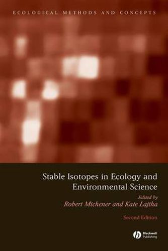 Cover image for Stable Isotopes in Ecology and Environmental Science