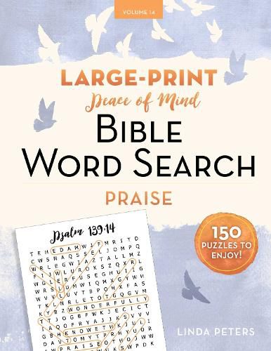Cover image for Peace of Mind Bible Word Search: Praise