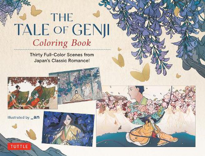 Cover image for The Tale of Genji Coloring Book