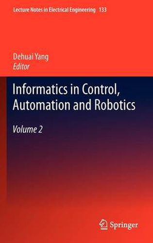 Cover image for Informatics in Control, Automation and Robotics: Volume 2