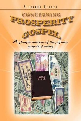 Cover image for Concerning Prosperity Gospel: A glimpse into one of the popular gospels of today