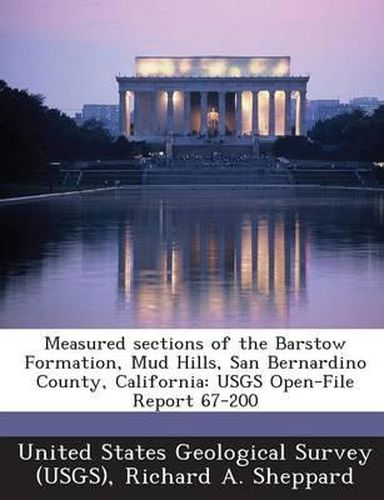 Measured Sections of the Barstow Formation, Mud Hills, San Bernardino County, California