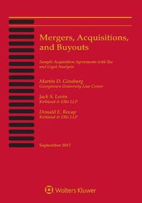Cover image for Mergers, Acquisitions, and Buyouts: September 2017: Five-Volume Print Set