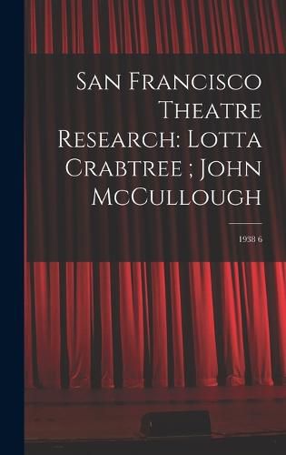 Cover image for San Francisco Theatre Research