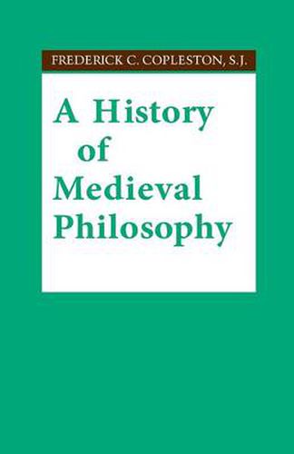 Cover image for A History of Medieval Philosophy