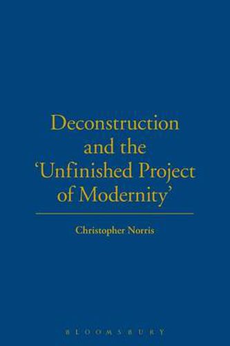 Deconstruction and the Unfinished Project of Modernity