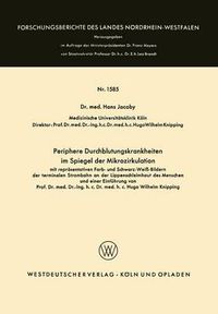 Cover image for Periphere Durchblutungskrankheiten Im Spiegel Der Mikrozirkulation