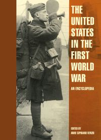 Cover image for The United States in the First World War: An Encyclopedia