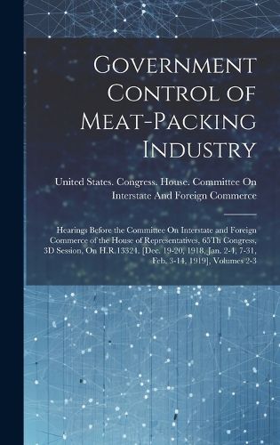 Government Control of Meat-Packing Industry