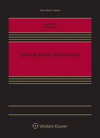 Cover image for Texas Business Associations