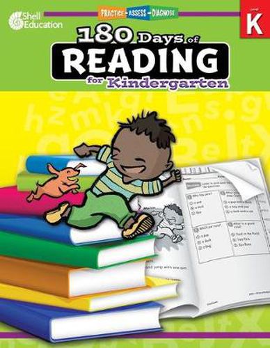 Cover image for 180 Days of Reading for Kindergarten: Practice, Assess, Diagnose