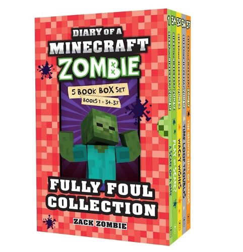 Cover image for Diary of a Minecraft Zombie: Fully Foul 5-Book Collection