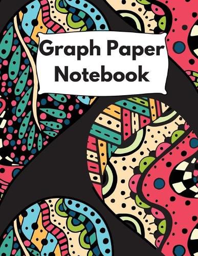 Cover image for Graph Paper Notebook: Large Simple Graph Paper Notebook, 100 Quad ruled 5x5 pages 8.5 x 11 / Grid Paper Notebook for Math and Science Students / Crazy Fruits Collection