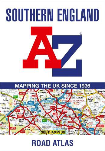 Cover image for Southern England Regional A-Z Road Atlas