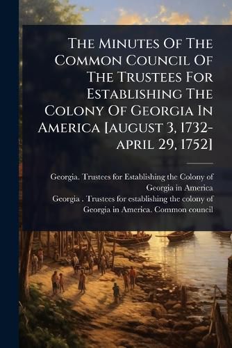 Cover image for The Minutes Of The Common Council Of The Trustees For Establishing The Colony Of Georgia In America [august 3, 1732-april 29, 1752]