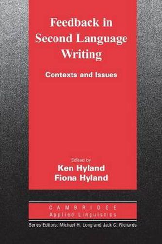 Cover image for Feedback in Second Language Writing: Contexts and Issues