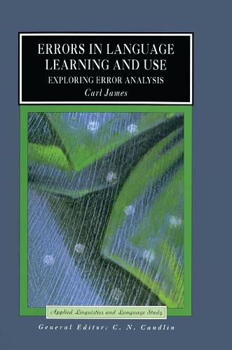 Cover image for Errors in Language Learning and Use: Exploring Error Analysis