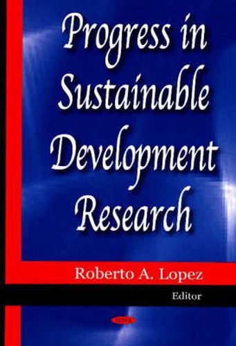 Cover image for Progress in Sustainable Development Research