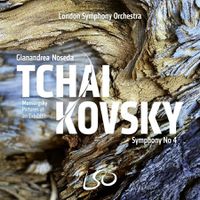 Cover image for Tchaikovsky: Symphony No. 4 & Mussorgsky: Pictures at an Exhibition