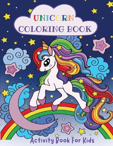 Cover image for Unicorn Coloring Book