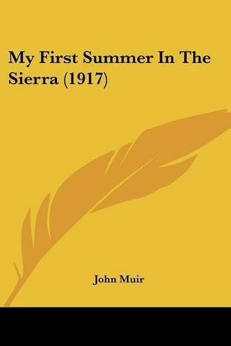 Cover image for My First Summer in the Sierra (1917)