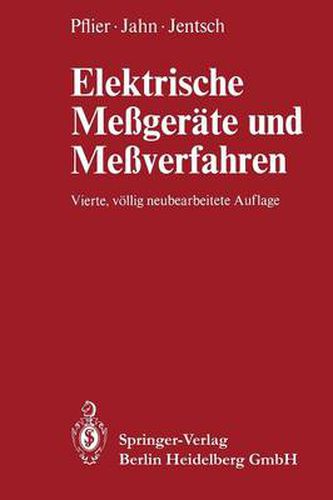 Cover image for Elektrische Messgerate Und Messverfahren