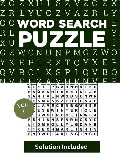 Word Search for Adults Large Print, Word Find Book