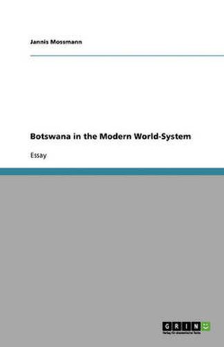 Cover image for Botswana in the Modern World-System