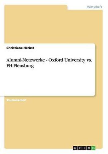 Cover image for Alumni-Netzwerke - Oxford University vs. FH-Flensburg