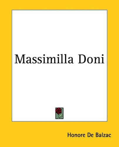 Cover image for Massimilla Doni