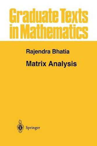 Cover image for Matrix Analysis