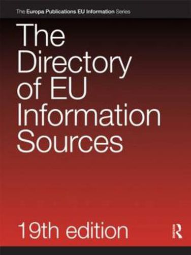 Cover image for The Directory of EU Information Sources 2010