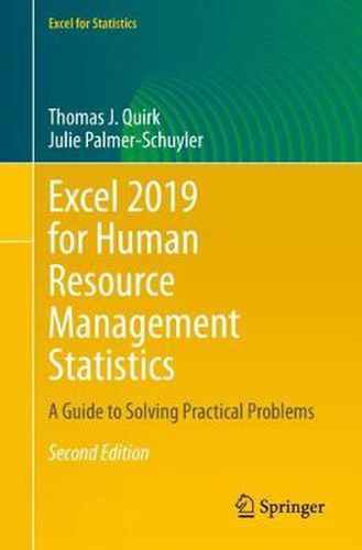 Cover image for Excel 2019 for Human Resource Management Statistics: A Guide to Solving Practical Problems