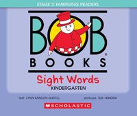 Cover image for Bob Books - Sight Words Kindergarten Hardcover Bind-Up Phonics, Ages 4 and Up, Kindergarten (Stage 2: Emerging Reader)
