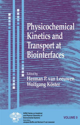 Cover image for Physicochemical Kinetics and Transport at Biofaces