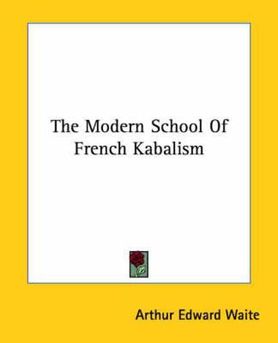 Cover image for The Modern School of French Kabalism