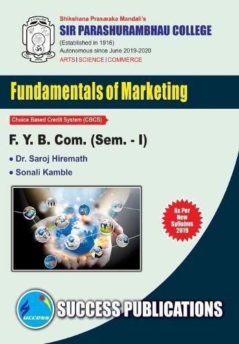 Cover image for Marketing & Salesmanship (Fundamental of Marketing)(F.Y.B.Com, S.P. College, Sem.-I)