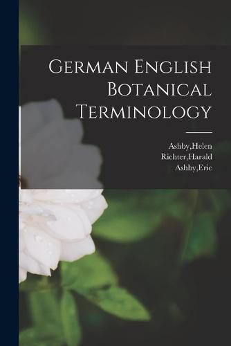 Cover image for German English Botanical Terminology