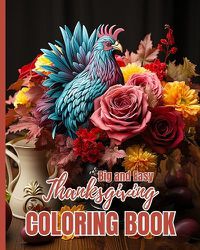 Cover image for Big and Easy Thanksgiving Coloring Book