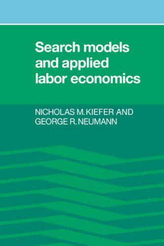 Cover image for Search Models and Applied Labor Economics