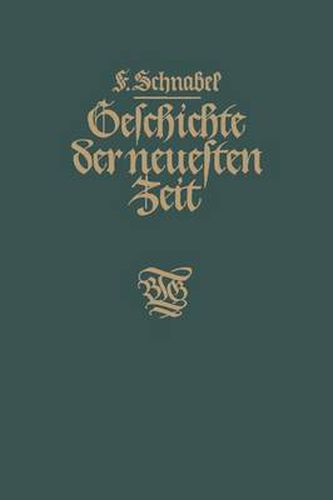 Cover image for Geschichte Der Neuesten Zeit: Von Der Franzoesischen Revolution Bis Zur Gegenwart
