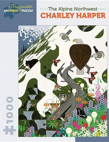 Charley Harper the Alpine Northwest 1000-Piece Jigsaw Puzzle