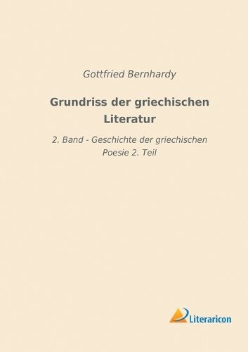 Cover image for Grundriss der griechischen Literatur