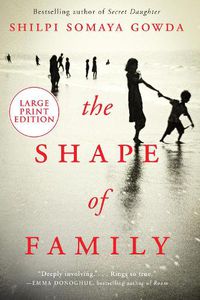 Cover image for The Shape Of Family [Large Print]