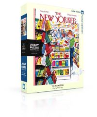 Cover image for New Yorker Jigsaw Puzzle: The Bookstore Cover (1000 pieces)