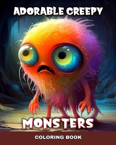 Cover image for Adorable Creepy Monsters Coloring Book