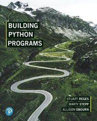 Cover image for Building Python Programs