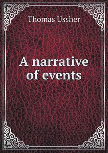 Cover image for A narrative of events