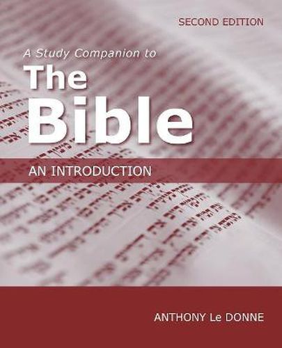 Cover image for A Study Companion to The Bible: An Introduction, Second Edition